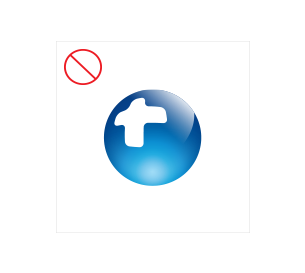 심볼마크 내부에 다른 요소를 적용한 경우의 이미지 예시