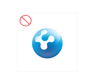 그라데이션 컬러를 임의로 변경한 경우의 이미지 예시